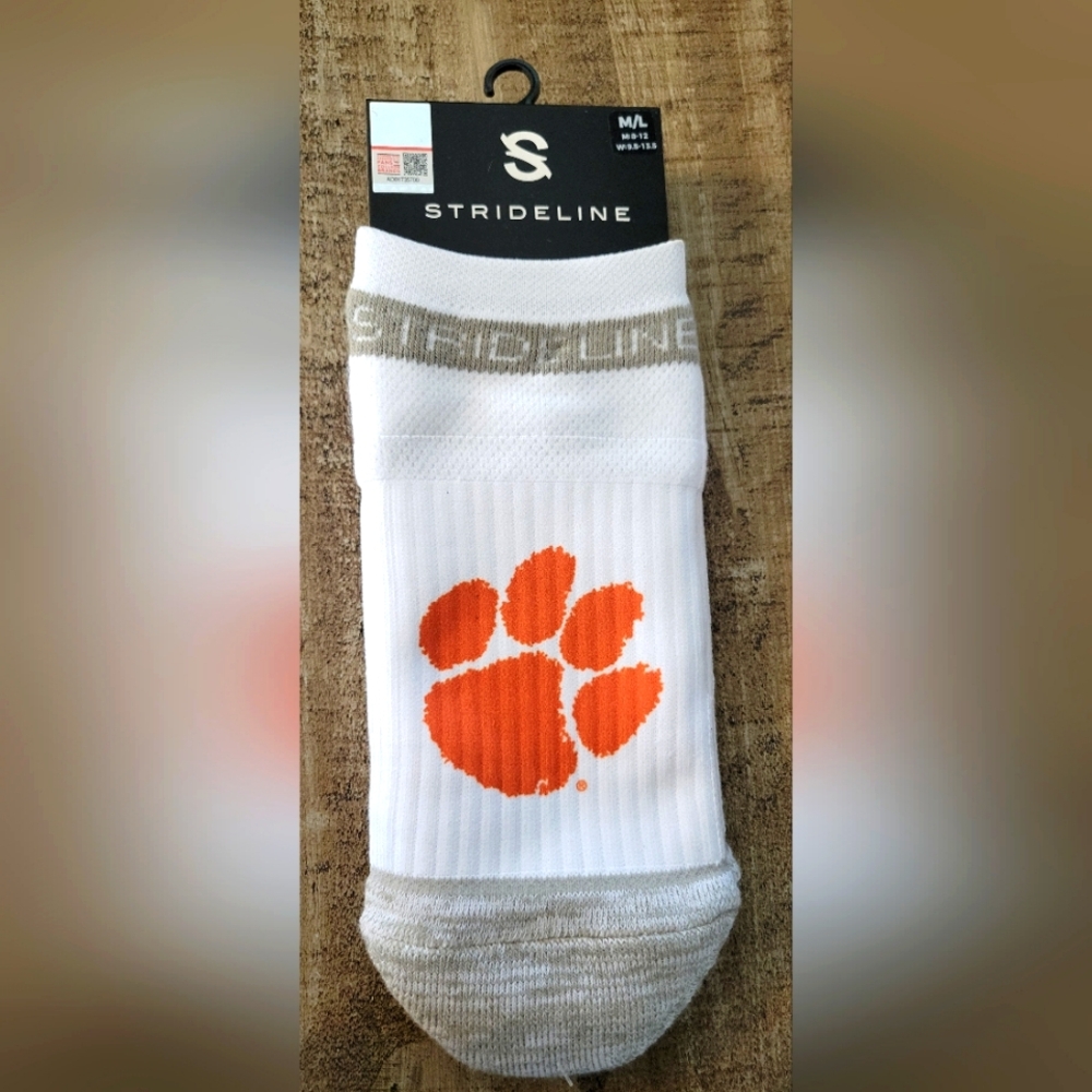 Clemson Tigers No Show Socks